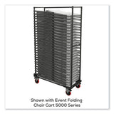 Event Folding Chair 5000 Series, Supports Up To 225 Lb, 18" Seat Height, White Seat, White Back, 4/carton
