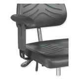Adjustable T-pad Armrest For Safco Task Master Series Chairs, 3 X 9.75 X 11.5, Black, 2/set, Ships In 1-3 Business Days
