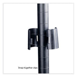 Commercial Extra Shelf Pack, 48w X 18d X 1h, Steel, Black, 2/pack