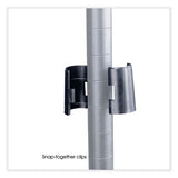 Industrial Add-on Unit, Four-shelf, 36w X 24d X 72h, Steel, Metallic Gray, Ships In 1-3 Business Days
