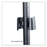 Industrial Add-on Unit, Four-shelf, 48w X 24d X 72h, Steel, Black, Ships In 1-3 Business Days
