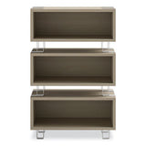 Ready Home Office Small Stackable Storage, 1-shelf, 24w X 12d X 12.25h, Beige/white, Ships In 1-3 Business Days