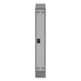 Single Continuous Metal Locker Base Addition, 11.7w X 16d X 5.75h, Gray, Ships In 1-3 Business Days