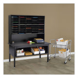 E-z Sort Additional Mail Trays, 5 Shelves, 11 X 12.5 X 0.5, Black, Ships In 1-3 Business Days