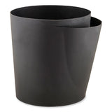 Cancan Deskside Waste/recycling Can, 5 Gal, Plastic, Black