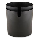 Cancan Deskside Waste/recycling Can, 5 Gal, Plastic, Black