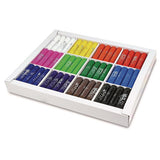 Kwik Stix Tempera Paint Set, 12 Assorted Colors, 96/pack, 2 Packs/carton