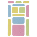 Anywhere  Zen Strips, Bumpy, Assorted Pastel Colors, 13/set, 24 Sets/carton