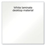 Vizon 47" Gaming Desk, 47.2" X 26.6" X 35", White Colorway