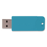 Pinstripe Usb 3.2 Flash Drive, 64 Gb, Assorted Colors, 5/pack