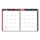 Dark Romance Weekly-monthly Planner, 11 X 8.5, Floral, 2021-2022