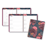 Dark Romance Weekly-monthly Planner, 11 X 8.5, Floral, 2021-2022