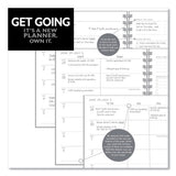 Elevation Academic Weekly-monthly Planner, 11 X 8.5, Black, 2020-2021