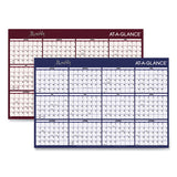 Reversible Horizontal Erasable Wall Planner, 48 X 32, 2021