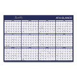 Reversible Horizontal Erasable Wall Planner, 48 X 32, 2021