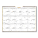 Wallmates Self-adhesive Dry Erase Yearly Calendar, 24 X 18, 2021
