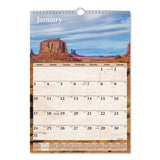 Scenic Monthly Wall Calendar, 12 X 17, 2021