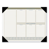 Executive Monthly Desk Pad Calendar, 22 X 17, Buff, 2021