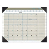 Executive Monthly Desk Pad Calendar, 22 X 17, Buff, 2021