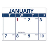 Erasable Vertical-horizontal Wall Planner, 32 X 48, Blue-red, 2021
