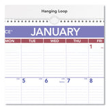 Erasable Wall Calendar, 15.5 X 22.75, White, 2021