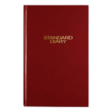 Standard Diary Daily Diary, Recycled, Red, 9.44 X 7.5, 2021