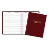 Standard Diary Daily Diary, Recycled, Red, 9.44 X 7.5, 2021