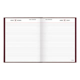 Standard Diary Daily Diary, Recycled, Red, 9.44 X 7.5, 2021