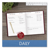 Standard Diary Daily Diary, Recycled, Red, 9.44 X 7.5, 2021