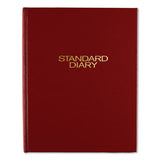 Standard Diary Daily Diary, Recycled, Red, 9.44 X 7.5, 2021