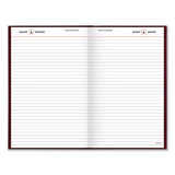 Standard Diary Daily Diary, Recycled, Red, 12.13 X 7.69, 2021