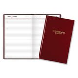 Standard Diary Daily Diary, Recycled, Red, 12.13 X 7.69, 2021