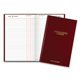 Standard Diary Recycled Daily Journal, Red, 12.13 X 7.69, 2021