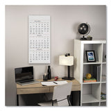 Three-month Reference Wall Calendar, 12 X 27, 2020-2022