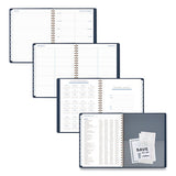 Signature Collection Firenze Navy Weekly-monthly Planner, 11 X 8.5, 2021-2022