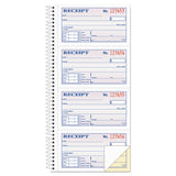 Two-part Rent Receipt Book, 2 3-4 X 4 3-4, Carbonless, 200 Forms