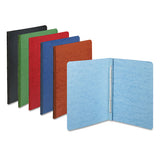 Presstex Report Cover, Top Bound, Prong Clip, Legal, 2" Cap, Light Blue