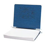 Presstex Covers With Storage Hooks, 2 Posts, 6" Capacity, 11 X 8.5, Dark Blue