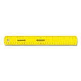 Non-shatter Flexible Ruler, Standard-metric, 12" (30 Cm) Long, Assorted Colors, Plastic, 12-box