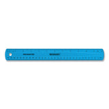 Non-shatter Flexible Ruler, Standard-metric, 12" (30 Cm) Long, Assorted Colors, Plastic, 12-box