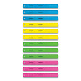 Non-shatter Flexible Ruler, Standard-metric, 12" (30 Cm) Long, Assorted Colors, Plastic, 12-box