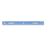 Plastic Ruler, Standard-metric, 12" (30 Cm) Long, Assorted Colors, Plastic, 36-box