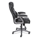 Alera Birns Series High-back Task Chair, Supports Up To 250 Lb, 18.11" To 22.05" Seat Height, Black Seat-back, Chrome Base