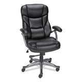 Alera Birns Series High-back Task Chair, Supports Up To 250 Lb, 18.11" To 22.05" Seat Height, Black Seat-back, Chrome Base