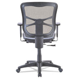 Alera Elusion Series Mesh Mid-back Swivel-tilt Chair, Supports Up To 275 Lbs., Black Seat-black Back, Black Base