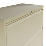 Lateral File, 4 Legal-letter-size File Drawers, Putty, 30" X 18" X 52.5"