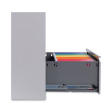 Lateral File, 5 Legal-letter-a4-a5-size File Drawers, Light Gray, 36" X 18" X 64.25"