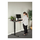 Adaptivergo 3-stage Electric Table Base W-memory Controls, 25" To 50.7", Gray