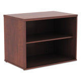 Alera Open Office Low Storage Cabinet Credenza, 29 1-2 X 19 1-8x 22 7-8, Cherry