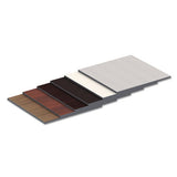 Reversible Laminate Table Top, Rectangular, 47 5-8w X 23 5-8d, White-gray